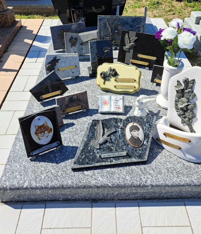 Nettoyage complet du monument et des plaques et ornements